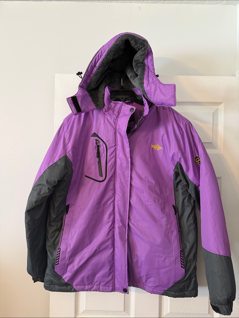 WANTDO Snow Purple Women’s Insulated Hooded Jacket size XL  see all photos